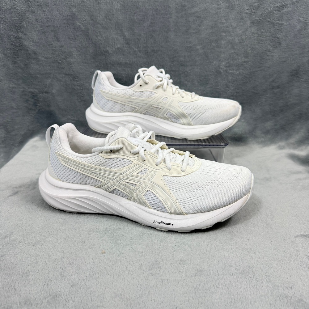 ASICS Womens 11 White Gel-Contend 9 Running Shoes AmpliFoam+ Sneakers 1012B681